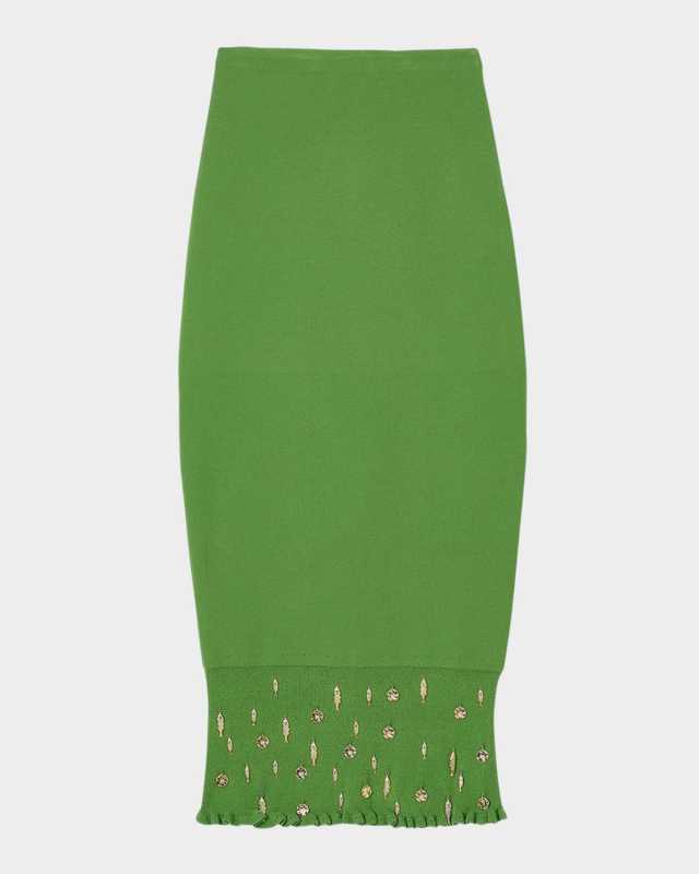 Sautille Fish Charm Midi Skirt